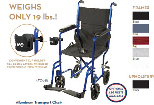 Aluminum Transport Chair